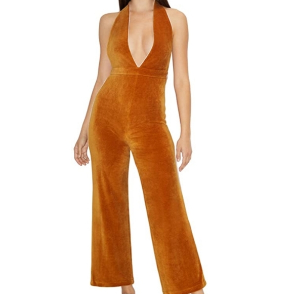 American Apparel Pants - American Apparel Stretch  Velour Jumpsuit M